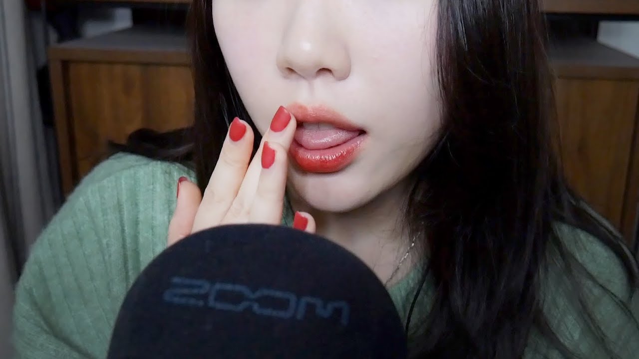 ASMR 입소리 끝판왕 낼루미👅트리거 🚫호불호주의 (카메라탭핑, 입소리, 핸드무브먼트)