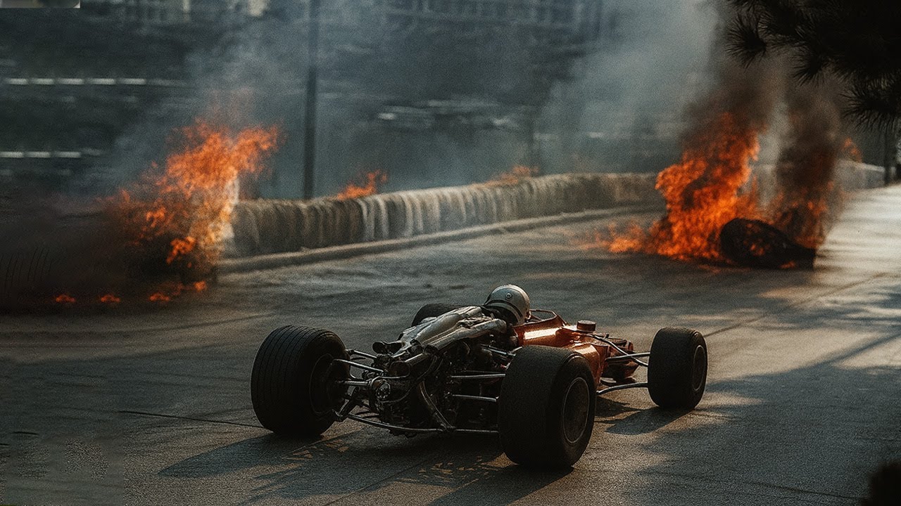 La Ferrari 312 Fait Plusieurs Tonneaux Et Explose - La Mort Tragique De Lorenzo Bandini!