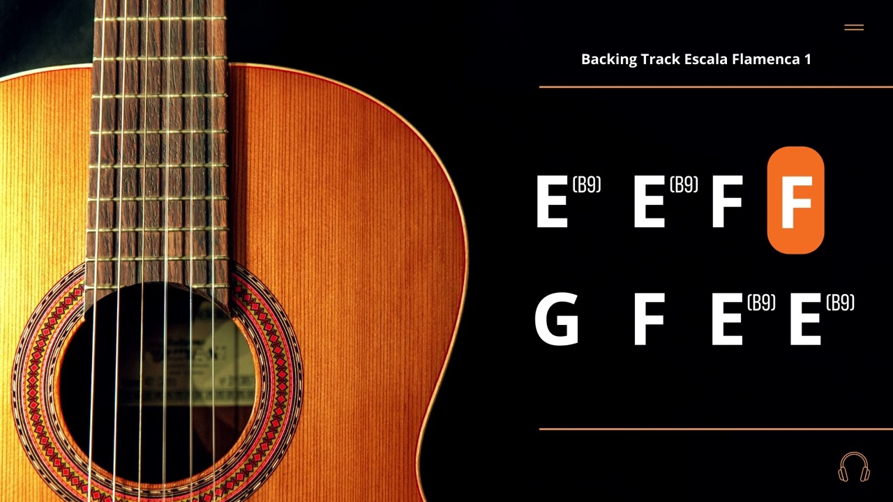 Backing track Flamenco Scale. Base para improvisar Escala Flamenca 1