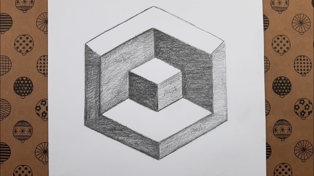 3Boyutlu Güzel Bir Çizim Nasıl Yapılır, Kolay 3D Resimleri, Çizim Hobimiz 3D Resimleri - 3D Drawing