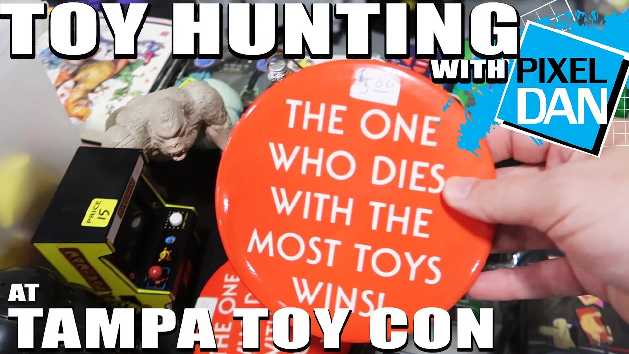 Too many amazing toys while Toy Hunting at Tampa Toy Con 2023!