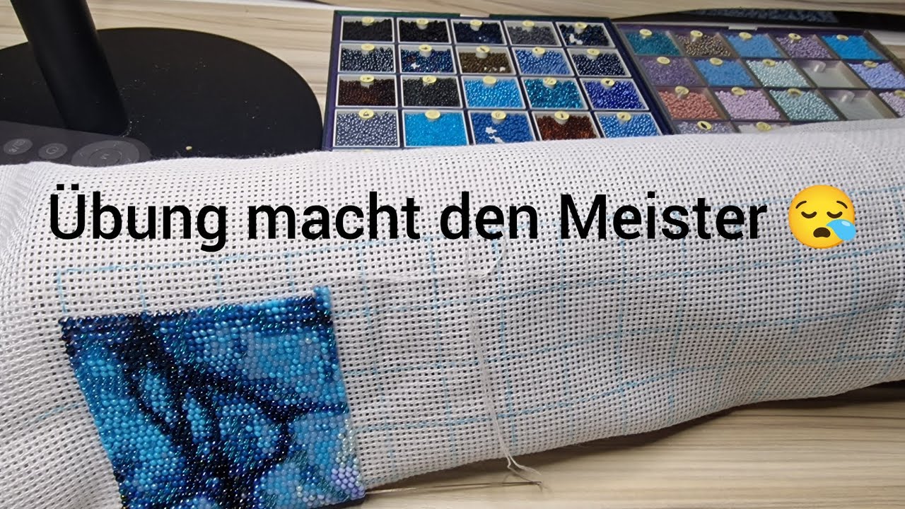 Perlensticken in Zeitlupe 🙈🤭🤣