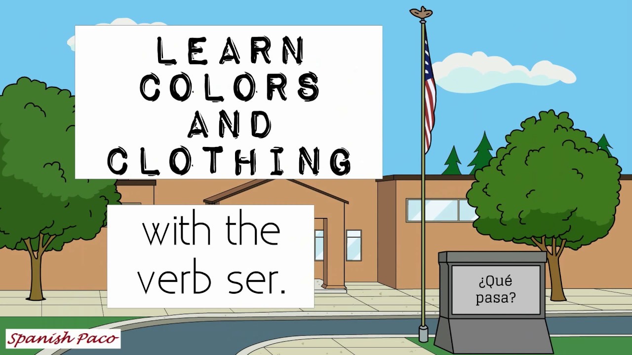 Spanish Lesson 22: Clothes & Colors (old)