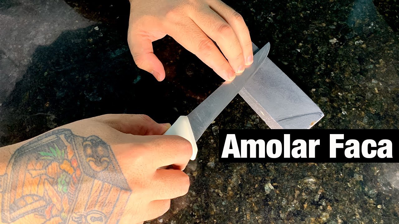 Amolação e afiação de facas l Romer Pereira