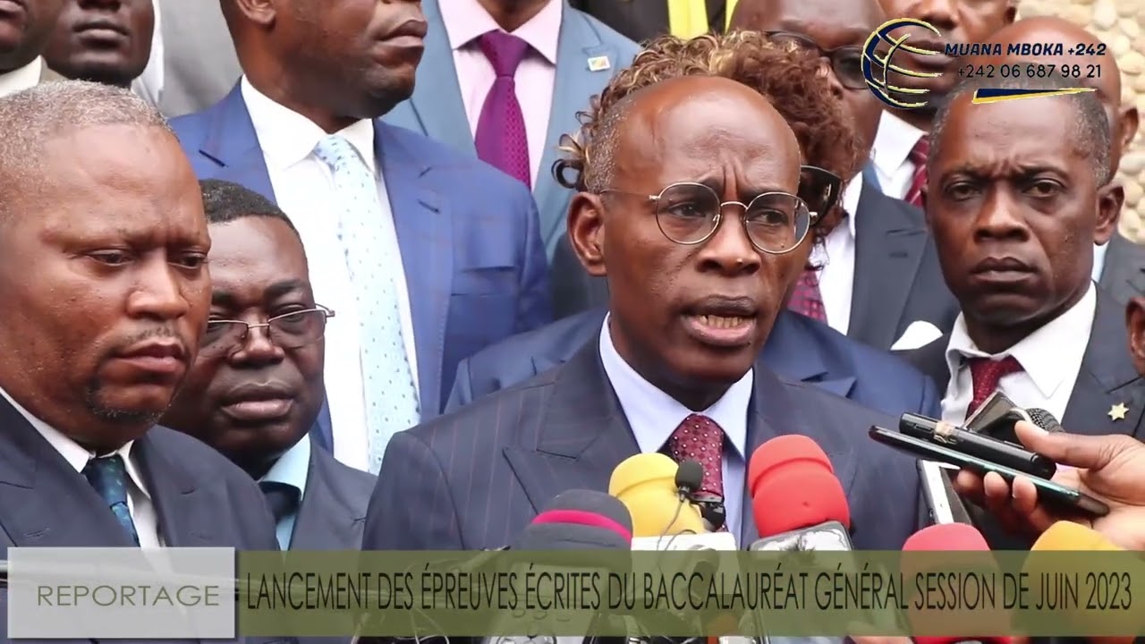 lancement des épreuves écrites du baccalauréat général au Congo Brazzaville