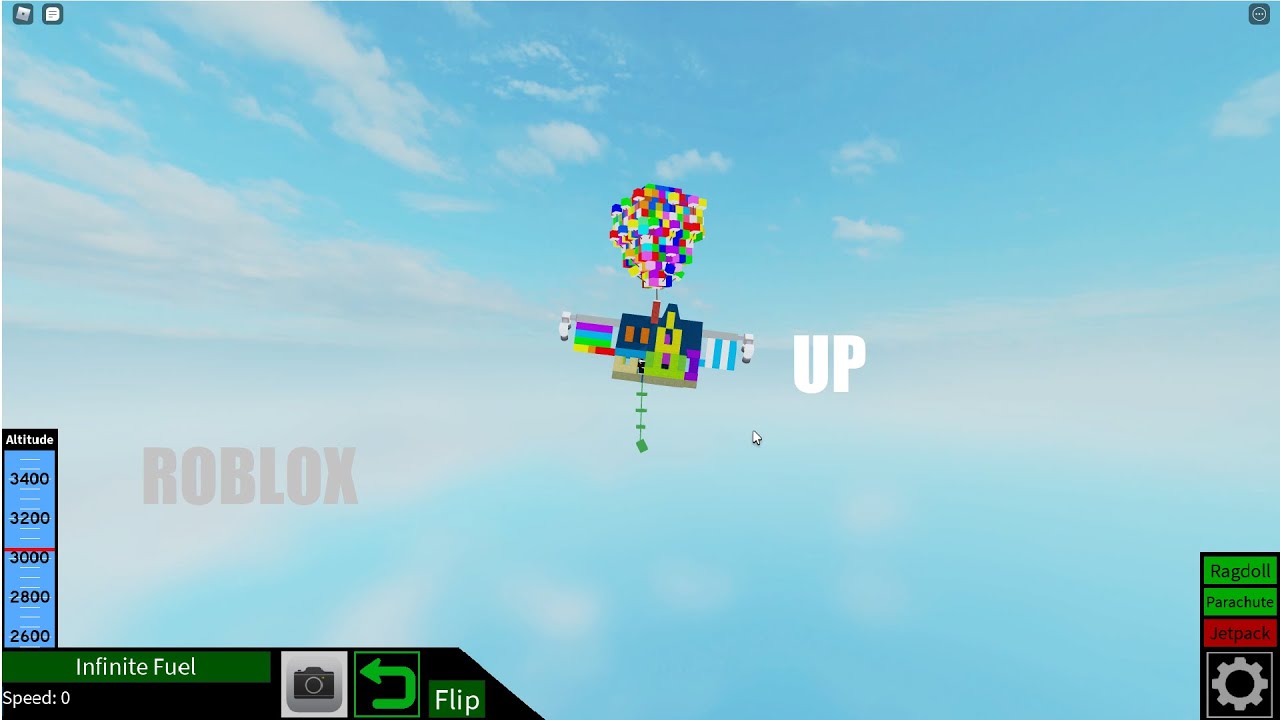 PLANE CRAZY UP HOUSE | ROBLOX
