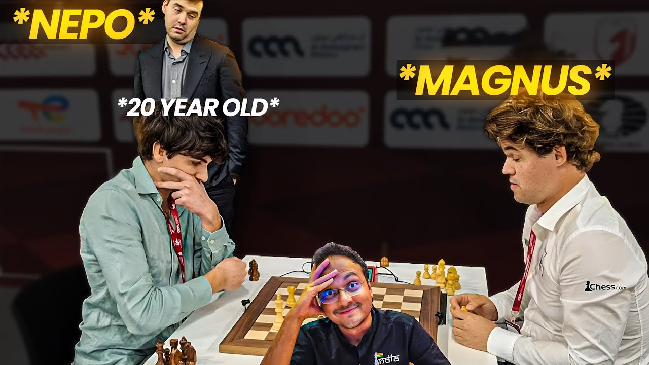When Magnus Carlsen and Nepo had a moment during the game! | Dardha vs Carlsen | World Blitz 2025