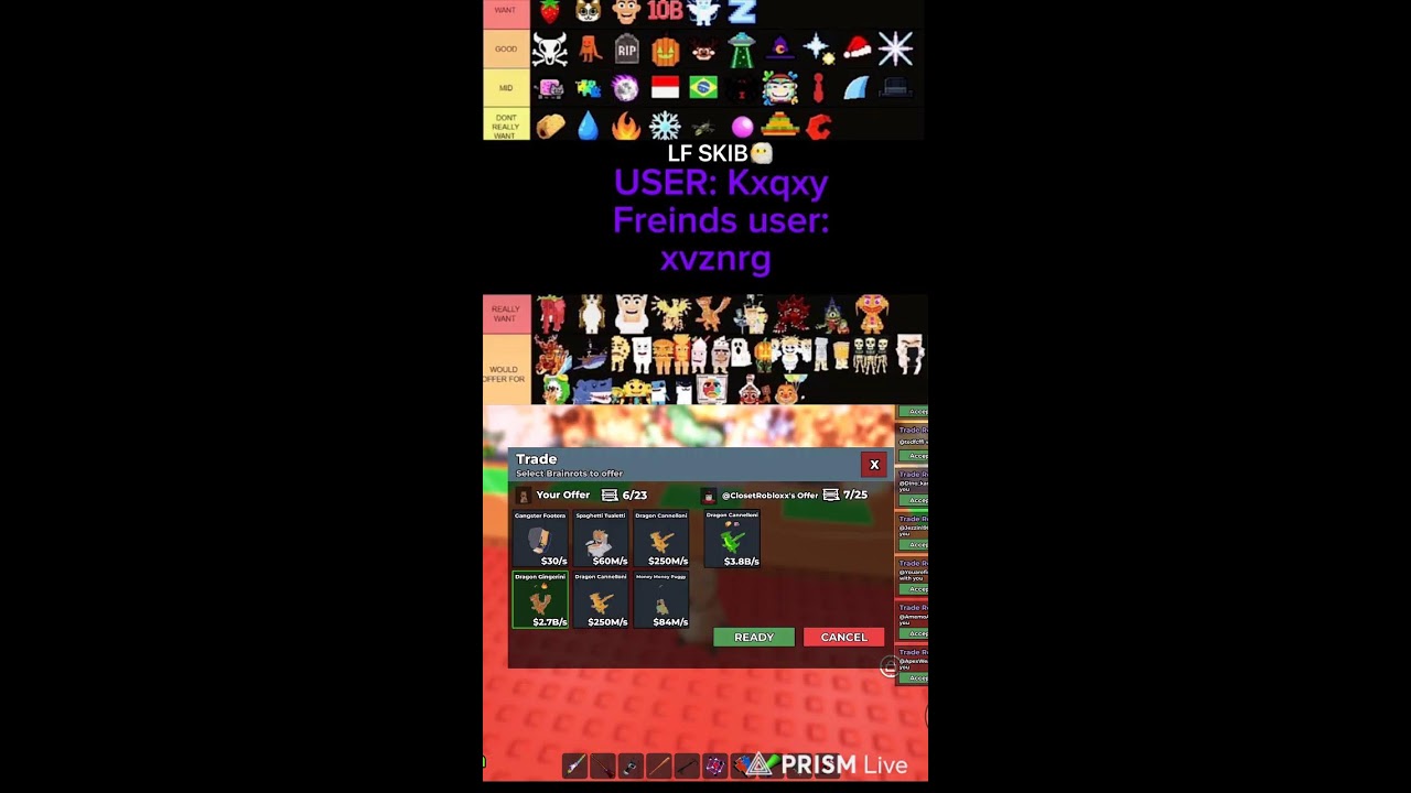 🔥🐉 SAB TRADING 🐉🔥 | ⚙️ Trade Machine ONLY ⚙️ | ✅ 43 Vouches ✅ | 🚨 NEED DRAGON 🚨 #shorts #sab