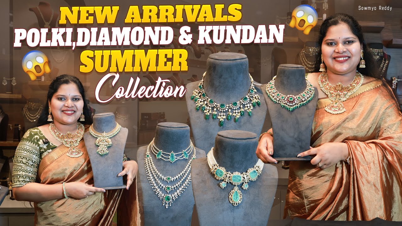 ✨ SUMMER SPARKLE! New Polki, Diamond & Kundan Jewelry Collection REVEAL!