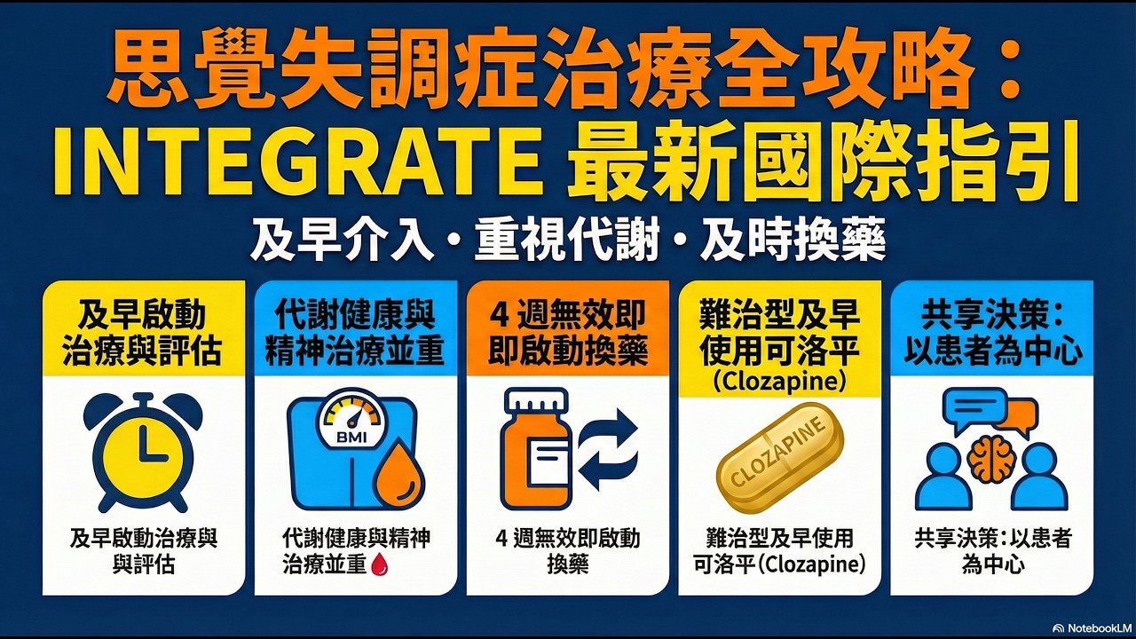 思覺失調症該怎麼治？全球專家共識：2025 最新「INTEGRATE」治療地圖大公開！