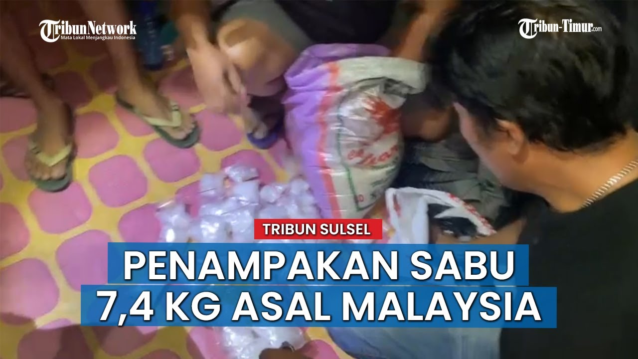 Polrestabes Gagalkan Peredaran 7,4 Kilogram Narkoba Jenis Sabu di Kota Makassar