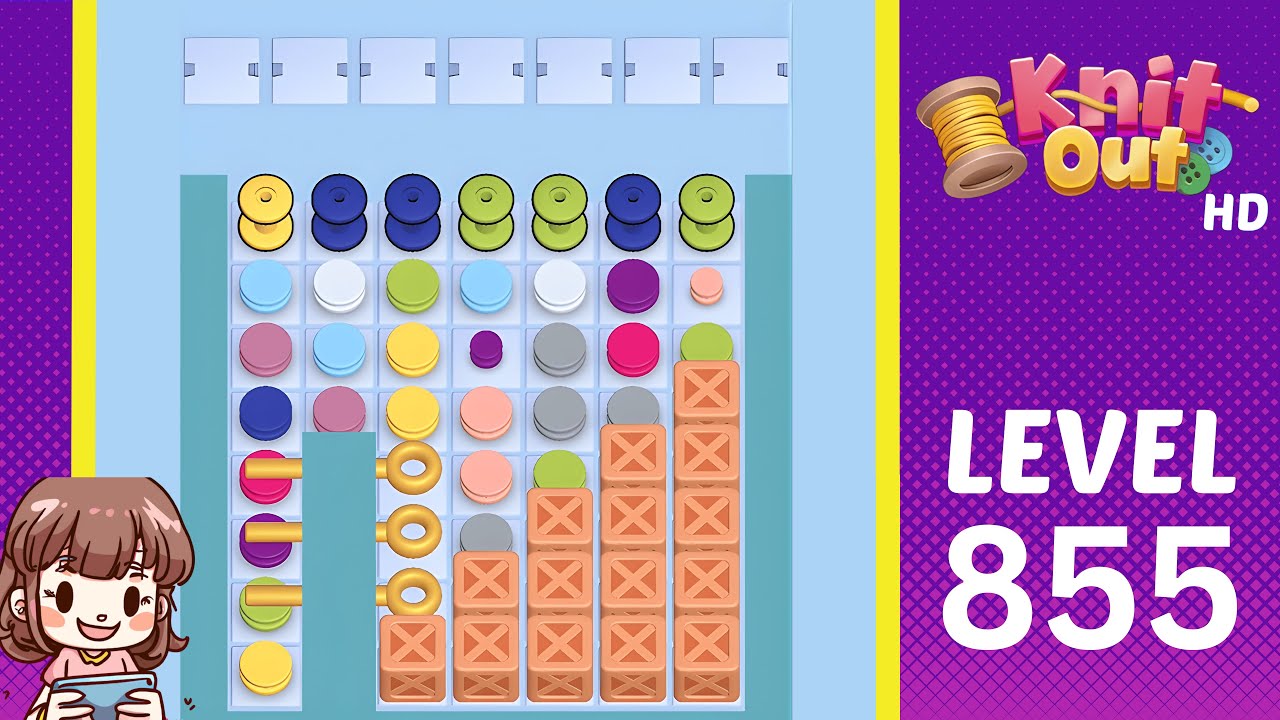 Knit Out Level 855 Solution Walkthrough