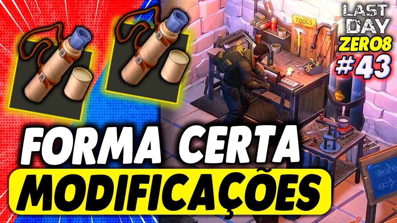 FORMA CERTA DE PEGA MUITAS MODIFICAÇÕES DE ARMAS - LAST DAY DO ZERO 8 #43