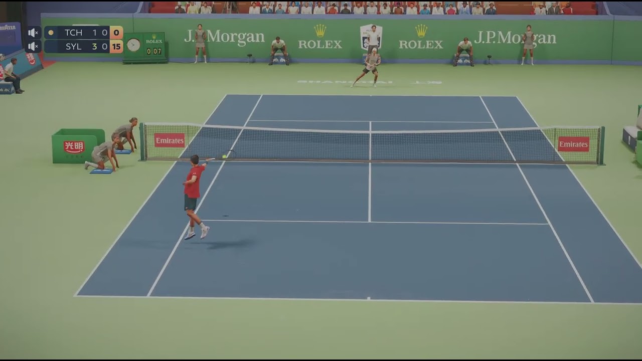 TopSpin 2K25 federer great rally