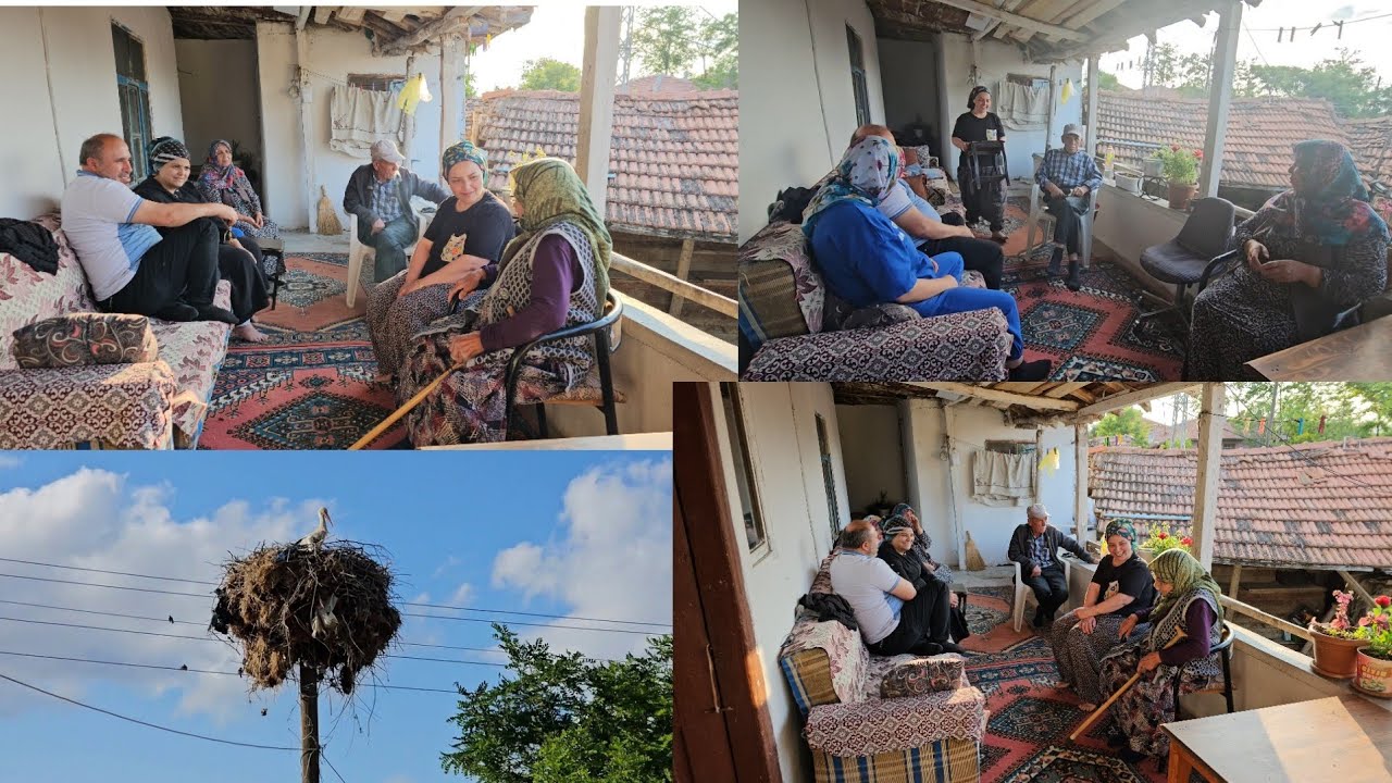 Ablamın köyündeyiz / eski evler hatıralar
