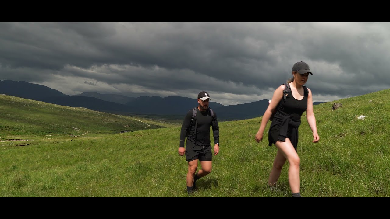 Hiking Benbaun  - The Twelve Bens Highest Peak.