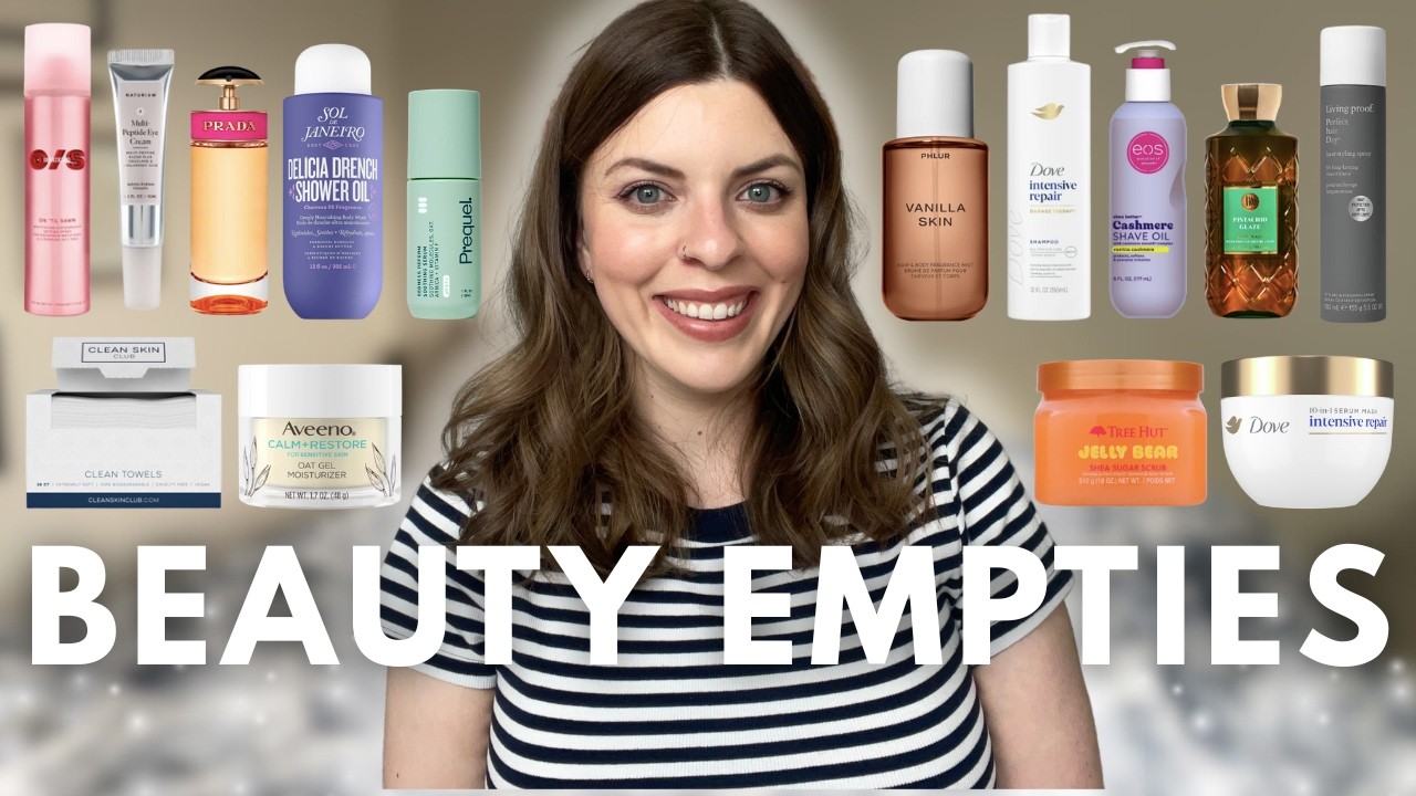ОГРОМНЫЕ пустые баночки Beauty Empties 2025 | уход за волосами, уход за кожей, парфюмерия, макияж...