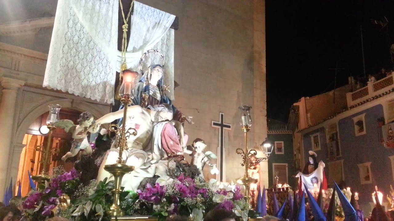 Procesión Viernes Santo, llegada - La Vila Joiosa 2016