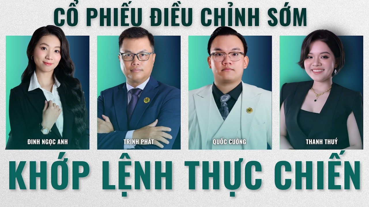 Khớp Lệnh Thực Chiến: Ph&acirc;n T&iacute;ch VNIndex - Nh&oacute;m Ng&agrave;nh, Cổ Phiếu Tiềm Năng H&ocirc;m Nay