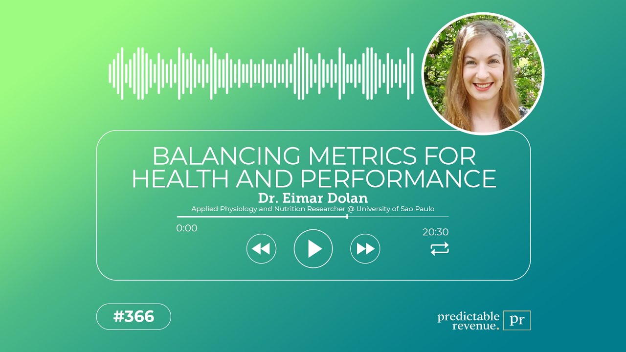 Balancing Metrics for Health and Performance | Predictable Revenue Sales Tips