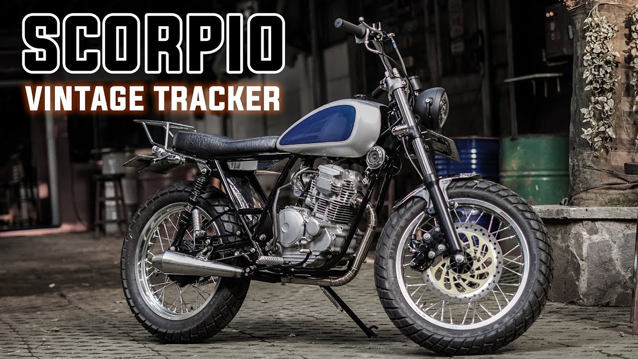 YAMAHA SCORPIO SX225 BERGAYA TRACKER JADUL | ROBBY KENCANA #VLOG104