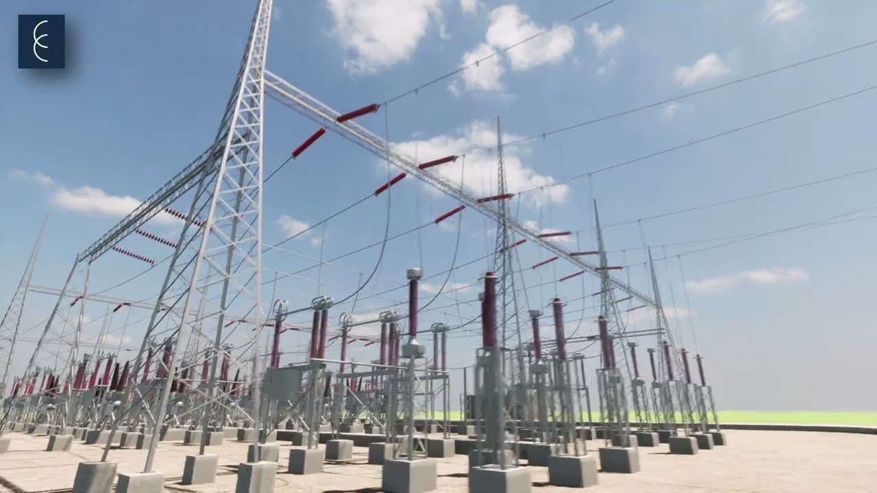 Modelado de Subestación Eléctrica 3D  BIM #revit + #twinmotion