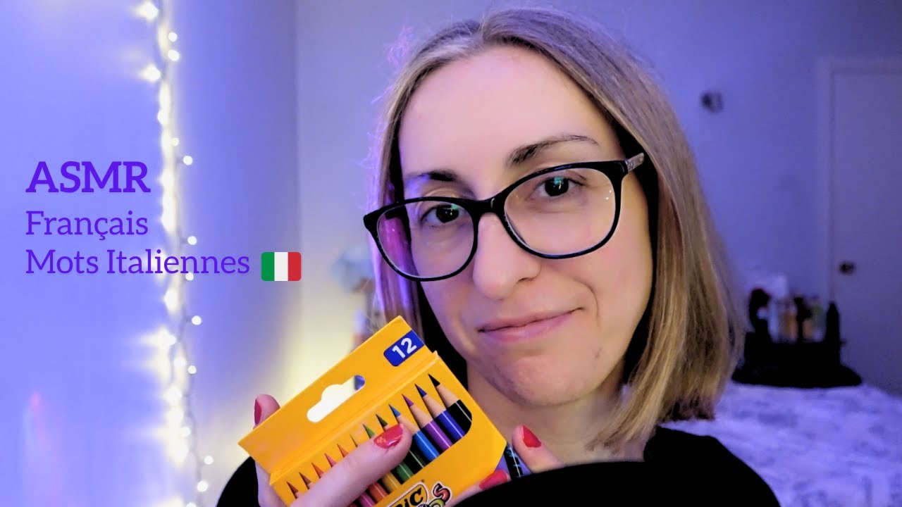 ASMR Français | mots italiens chuchotés