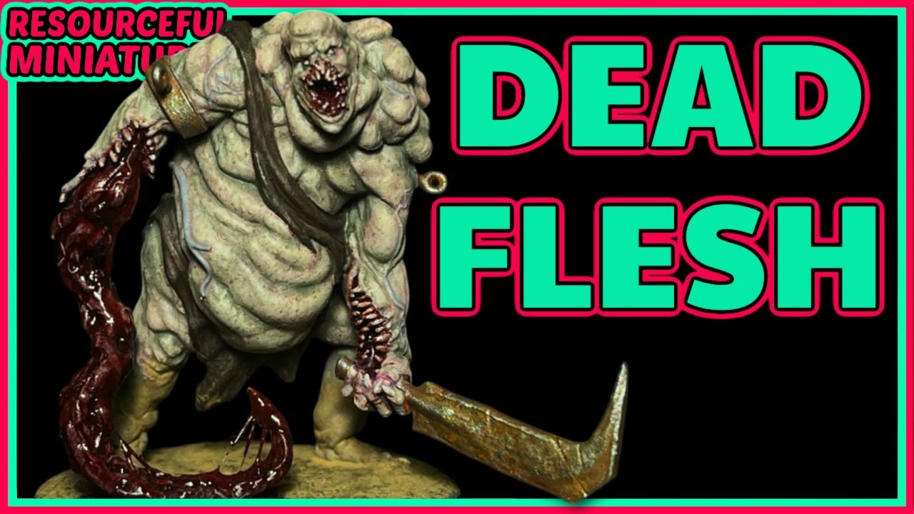 How To Paint ZOMBIE/DEAD SKIN On Your Miniatures