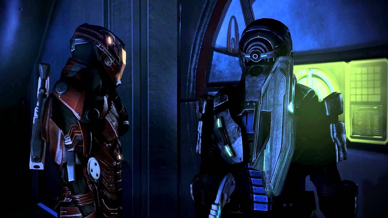 Mass Effect 3: Geth Drednought mission with Morrigan AKA Admiral Xen (Tali died in ME2)