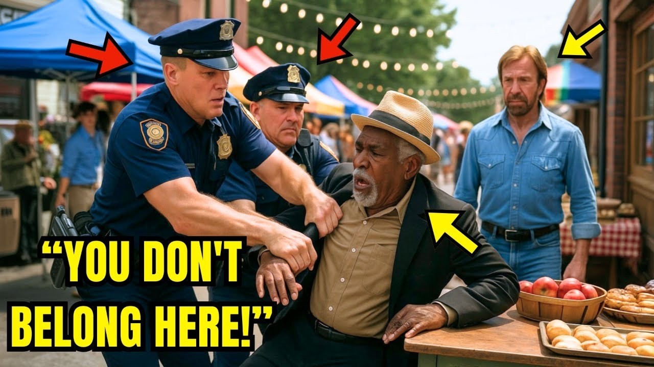 Racist Cops Beat Up Elderly Black Man, Chuck Norris Steps In