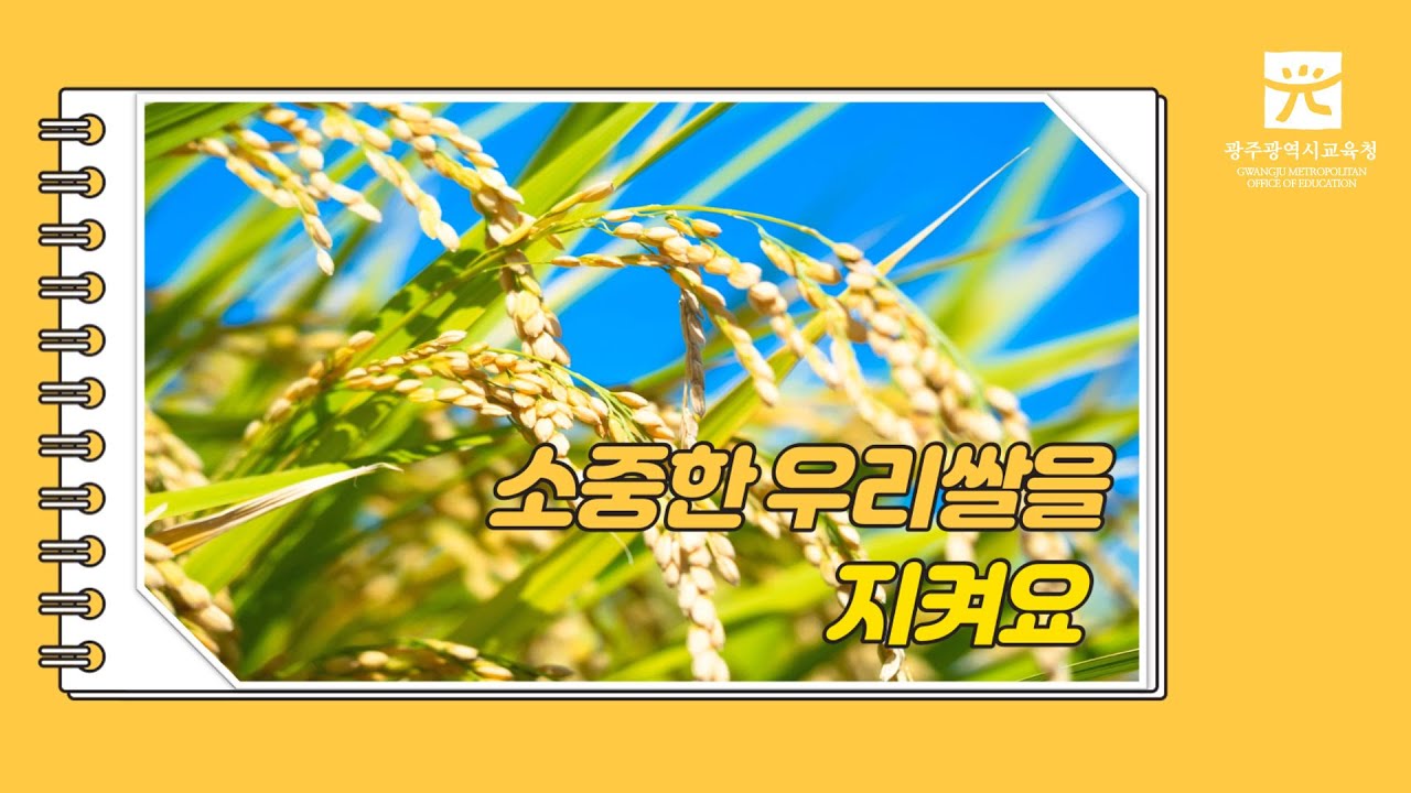 소중한 우리쌀을 지켜요