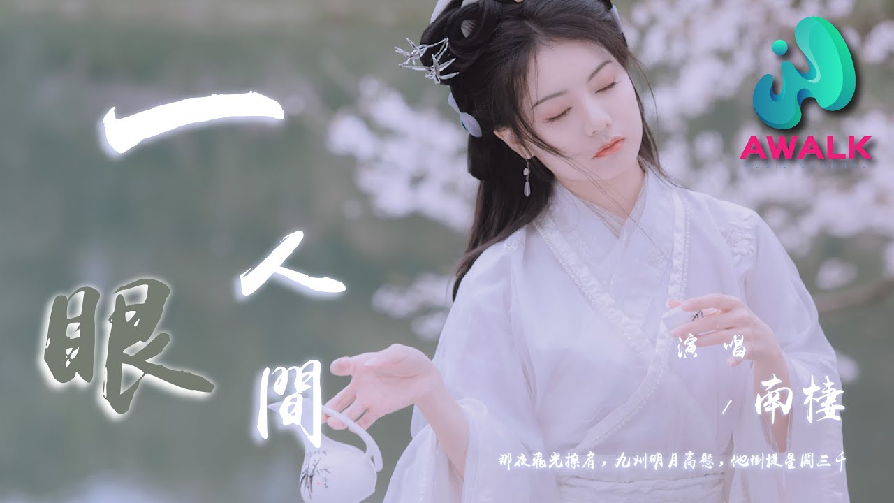 南栖 / 小田音乐社 - 一眼人间『那夜飞光擦肩，九州明月高悬，他倒提星阙三千。』【动态歌词 | Pinyin Lyrics】【四月新歌】【AWALK MUSIC】