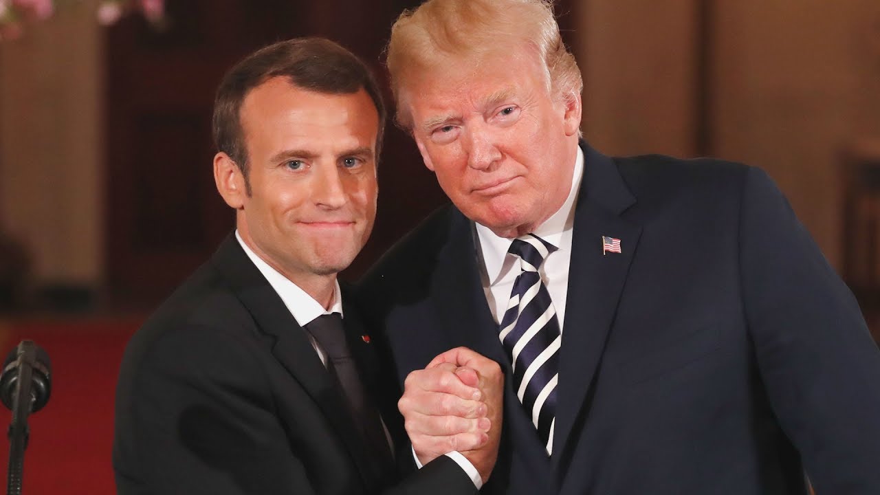 Trump-Macron: kissing, hand holding, dandruff wiping – their body language analyzed