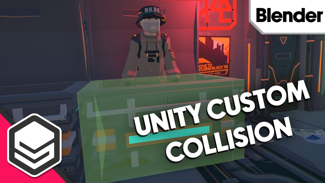 Создание пользовательской коллизии для Unity в Blender (урок) от #SyntyStudios