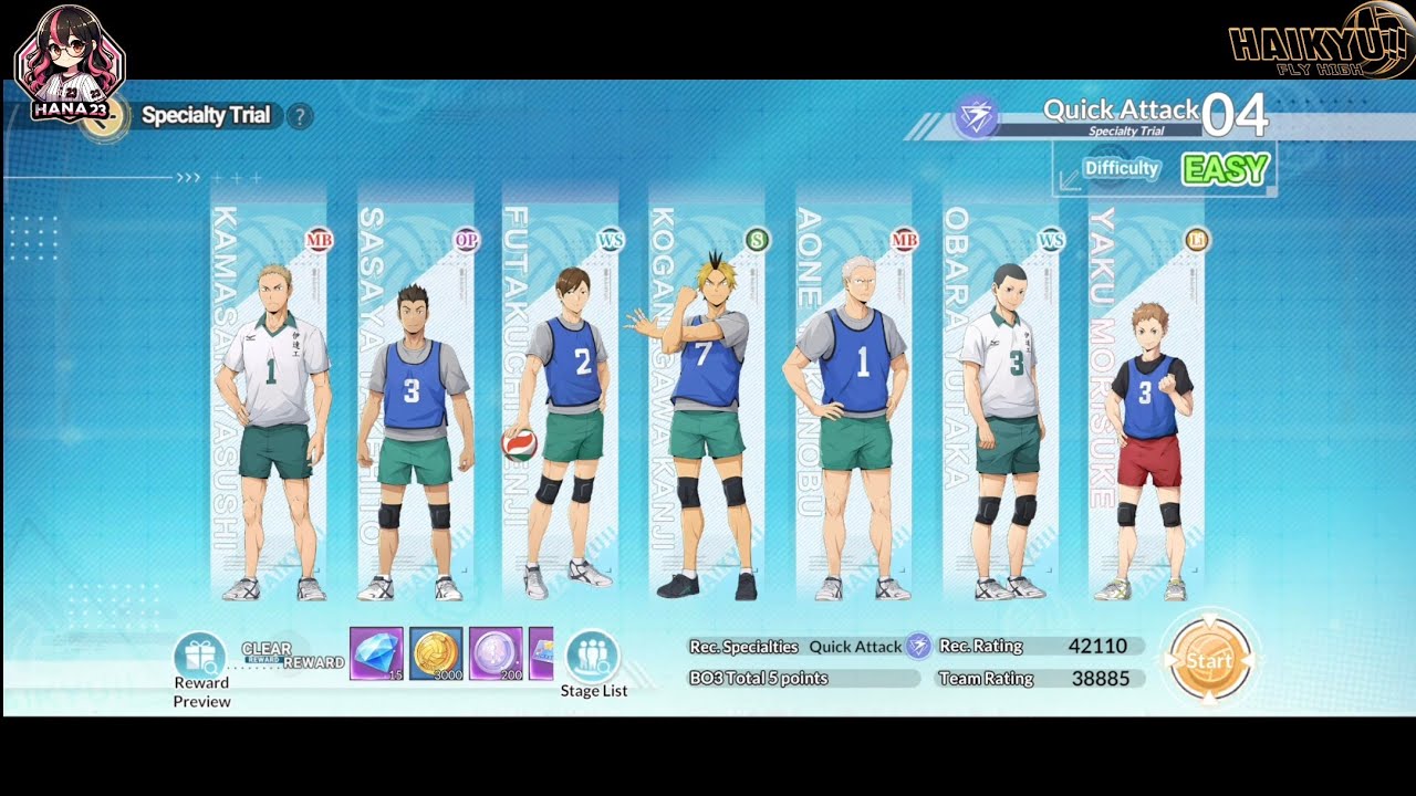 Specialty Trial / Quick A!!ack #haikyuu #haikyuflyhighgame #haikyuuflyhighgameplay 