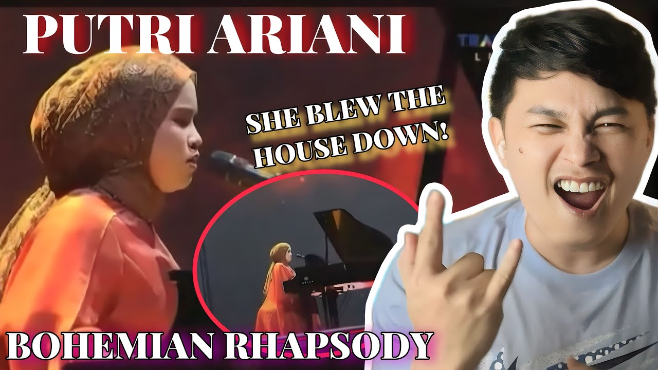 Putri Ariani X Choirs - Bohemian Rhapsody cover Queen (HUT TRANSMEDIA 22 LIVE) REACTION