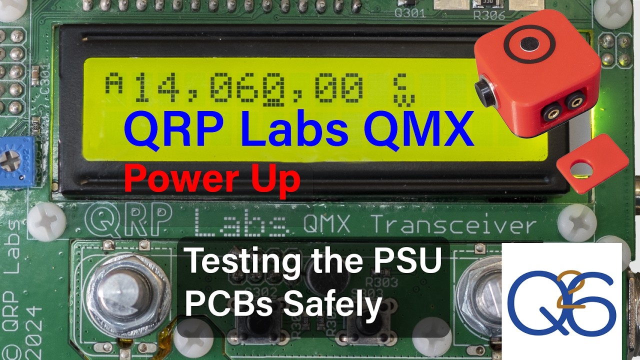 Тестирование силовых печатных плат QRP Labs QMX