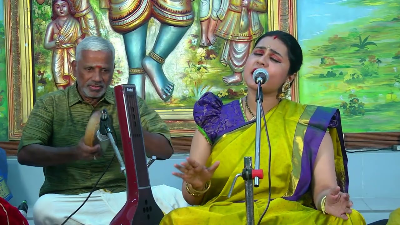 Vanajaksha Varnam | Ragam Behag | Pandurangar Temple | Vidhya Venkat