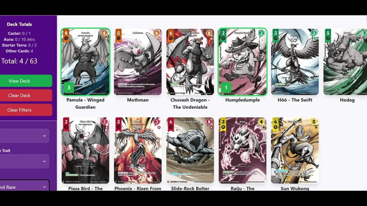 MetaZoo Deck Builder Review and All Legendary Rare's