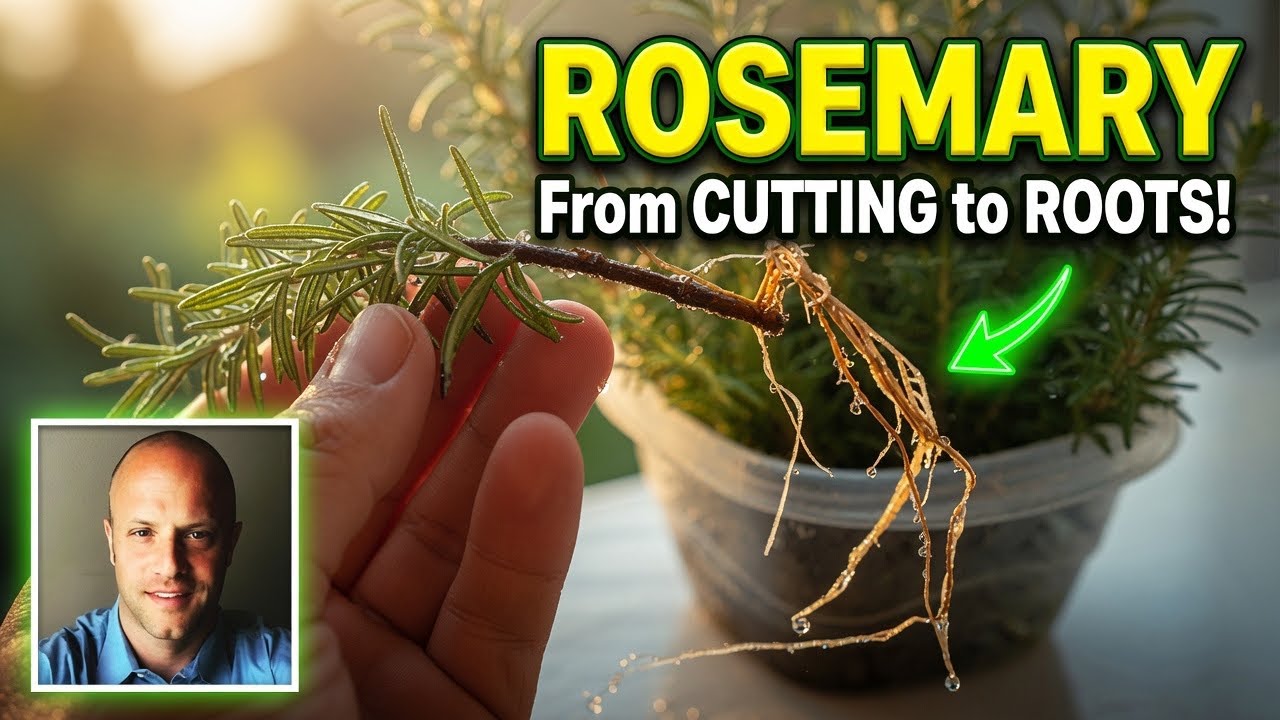Rosemary Rooting in Water! ~100% success!