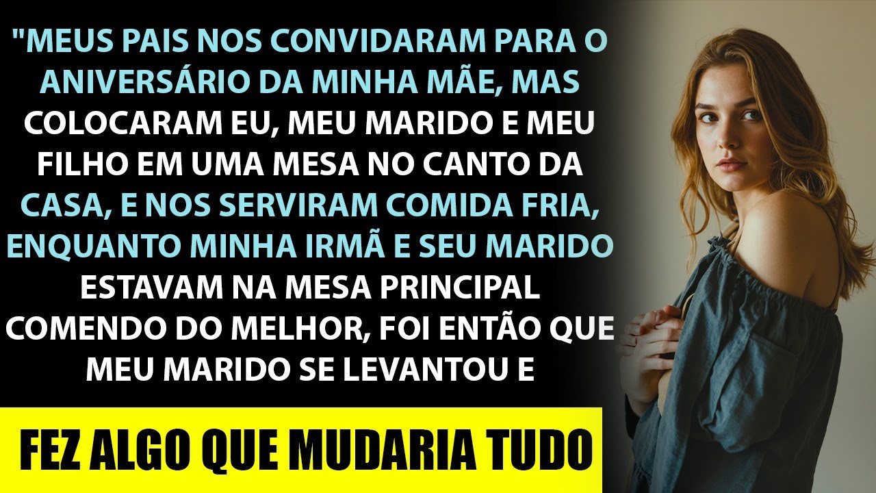 Meus pais nos deixaram isolados e deram comida fria no aniversário da minha mãe, então meu marido
