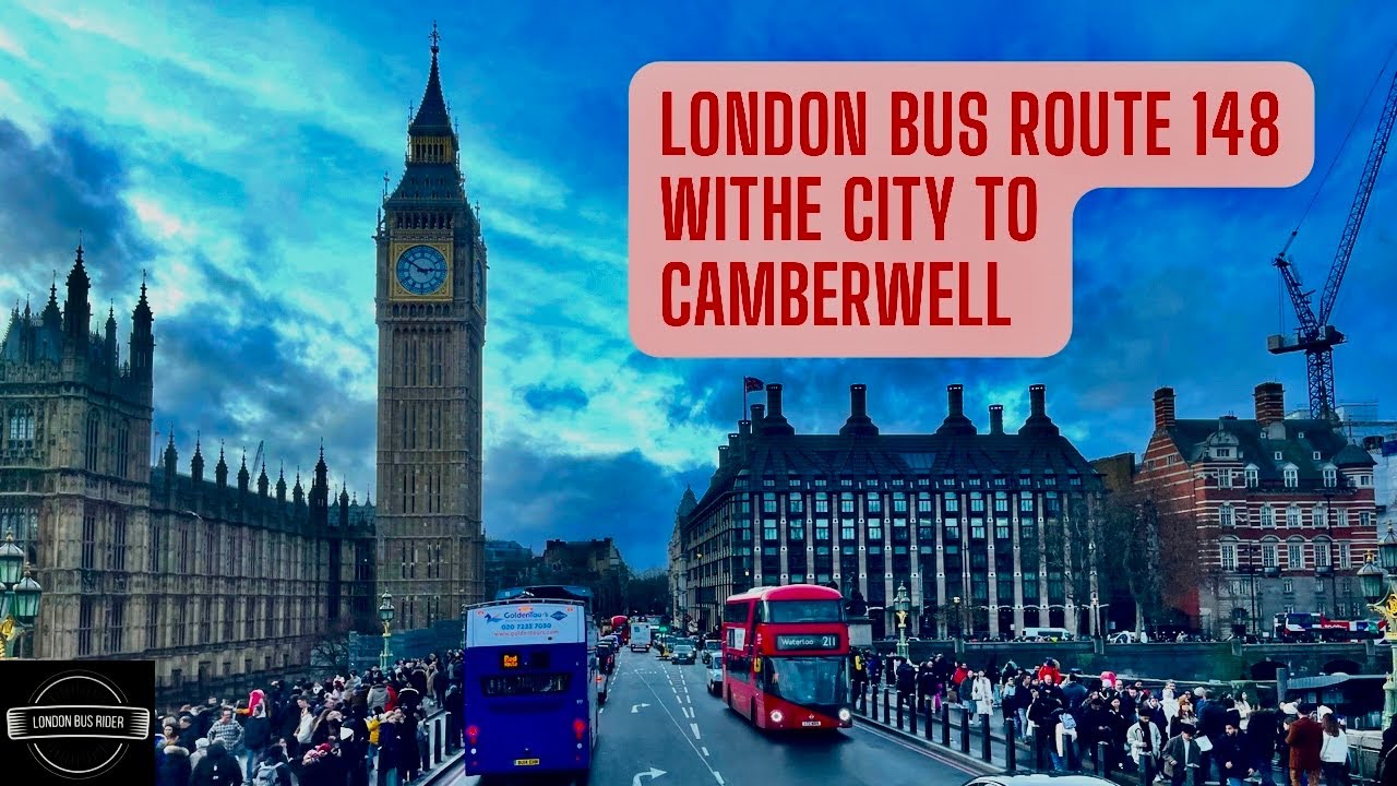 Wet Weather Tourists and Busy Streets I rode London Bus 148 Join me to see What happened