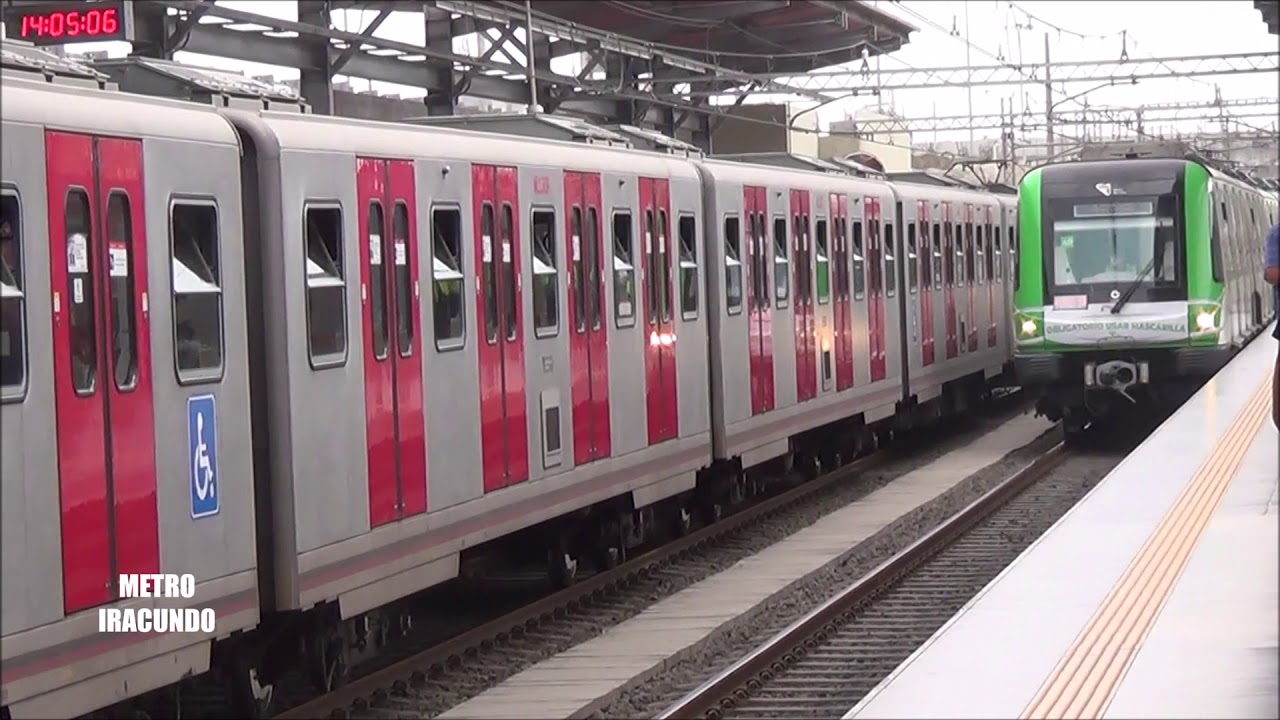 Seguimos viajando en el Metro de Lima -Linea 1 , mes de diciembre.