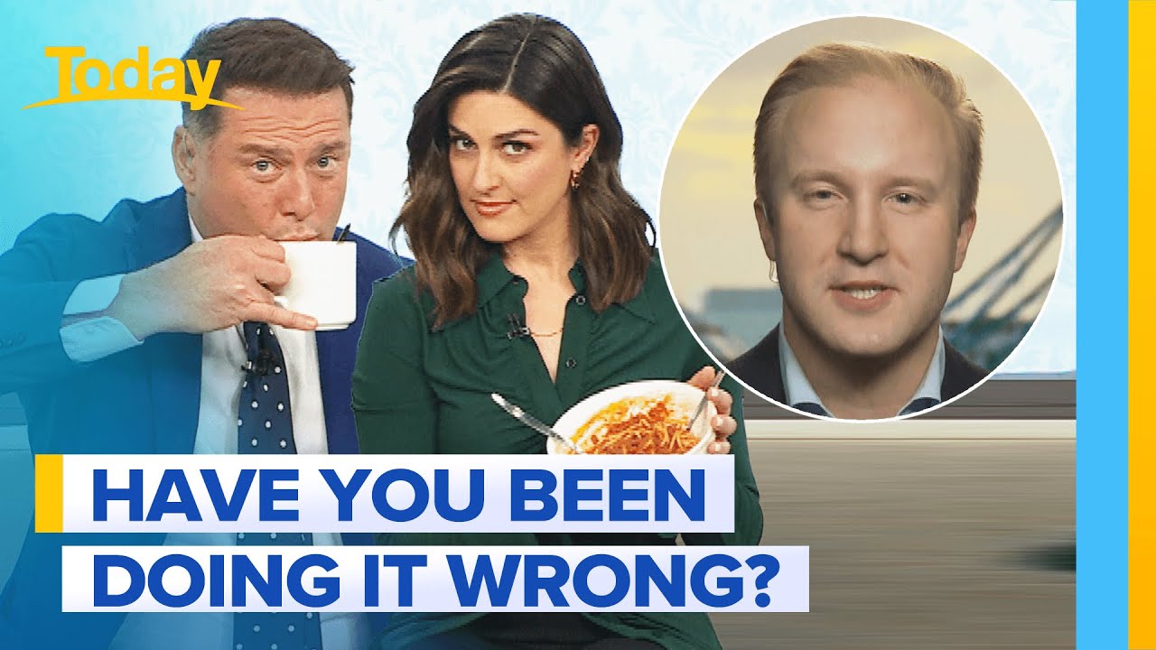 Karl and Sarah learn some manners with etiquette expert William Hanson | Today Show Australia