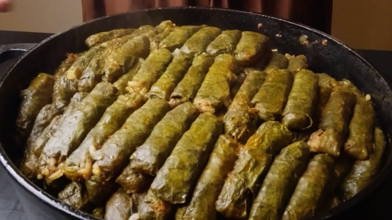 Sarma - Dolma, Stuffed Grape Leaves and Vegetables.