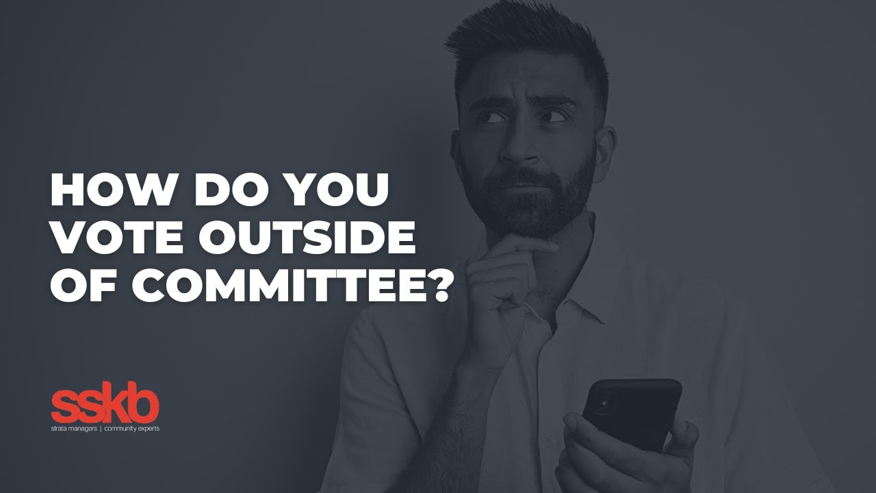 How do you Vote Outside of Committee?