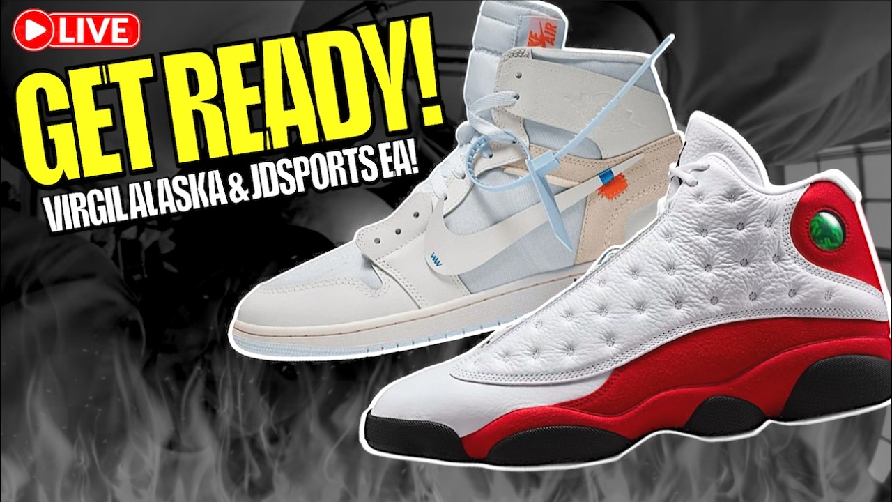 GET READY! ALASKA JORDAN 1 VIRGIL ABLOH SOON & JDSPORTS EA THIS WEEK!