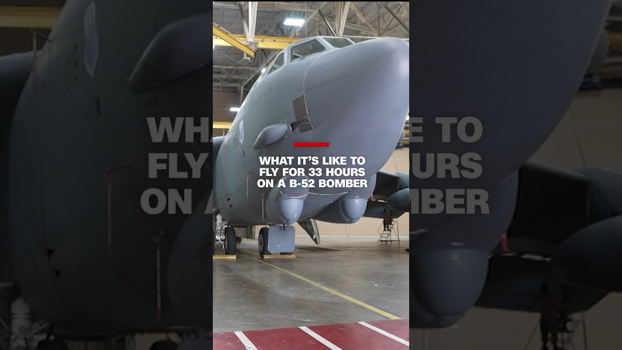 What it's like to fly for 33 hours on a B-52 bomber