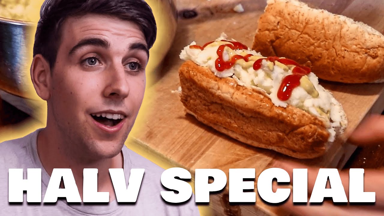 Making Pewdiepie's Halv Special Hot Dogs | Swedish Recipe