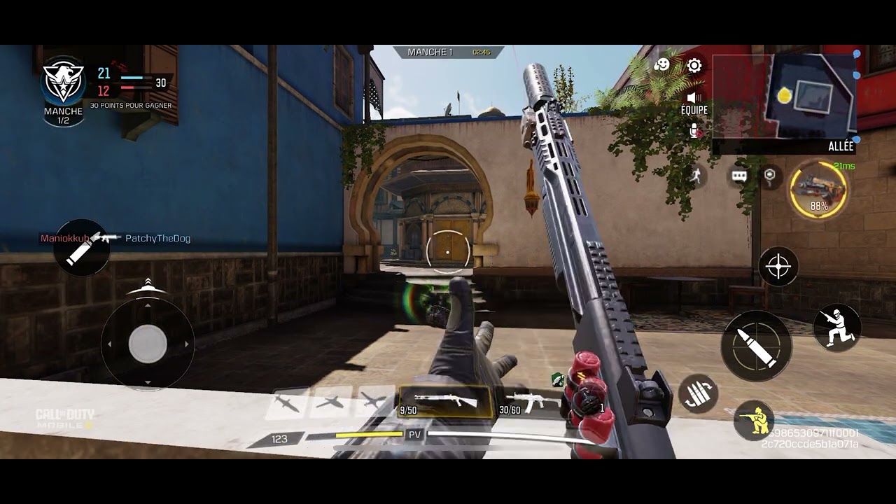Je teste Call of duti mobile 